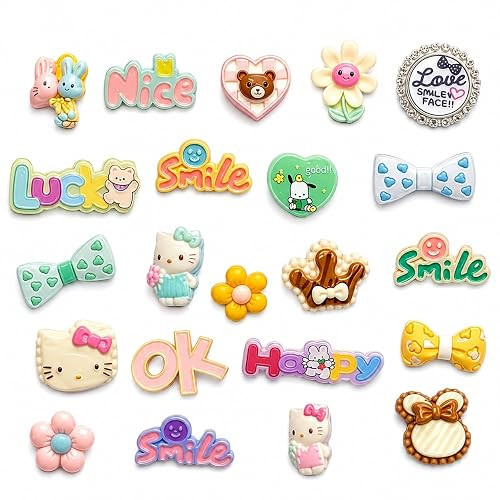 TA Cartoon Brooch Pins for Backpacks – Acrylic Cute Bag Pins Assorted DIY Aesthetic Pin Kawaii Decorative Accessories for Clothing, Hats, Jackets, Purses, etc.