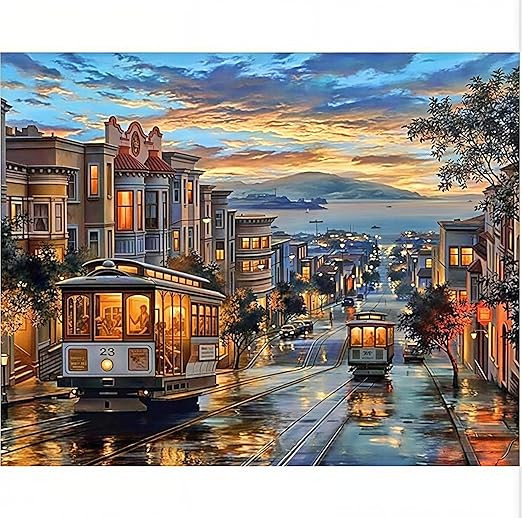 TA DIY Oil Painting, Paint by Numbers Kits, Painting Kit for Adults, Painting by Numbers, DIY Figures Painting Kit with Brushes Decoration Room, Multicolor, 16 x 20 Inch, Plastic | Figures Painting Kit with Brushes Decoration Room, Multicolor, 16 x 20 Inc