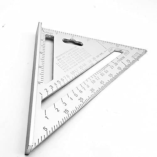 TA Lightweight Double-Sided Scale Triangle | Precision Measurement Tool for Accurate Angles, Dimensions & Drafting | Durable Ruler for Engineers, Architects & Students