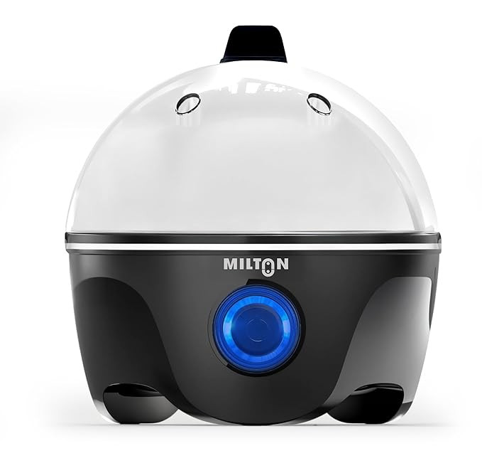 TA  Milton Xpress Egg Boiler | Automatic Power Off | Egg Cooker & Steamer for Boiling Up to 7 Eggs | 3 Boiling Modes | 360 Watt | Compact Egg Boiler with Plastic Body| 1 Year Warranty