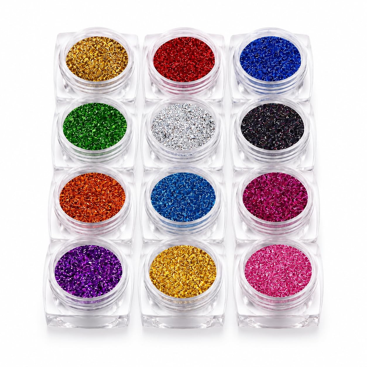 TA Professional Pressed Glitter Eyeshadow Palette for Eye Makeup | 12 Color Long Lasting Eye Shadow Palette | Compact Eyeshadow Palette Travel Friendly Shimmer Eyeshadow for Party, Bridal & Festival Makeup | 30 gm