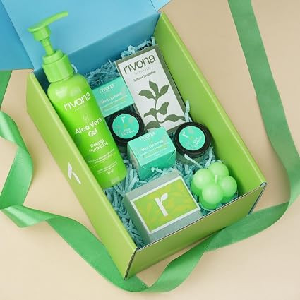 TA Rivona Naturals Pamper Yourself with the Ultimate Skincare Gift Set For Women & Men With Natural Skin Care Products | Gift Box for Every Occasion | Pack of 4