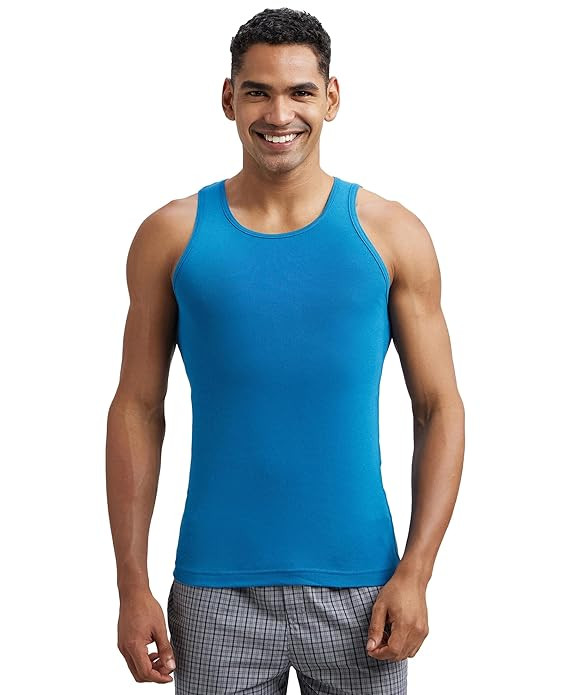 TA Jockey FP04 Men Super Combed Cotton Rib Round Neck Sleeveless Vest