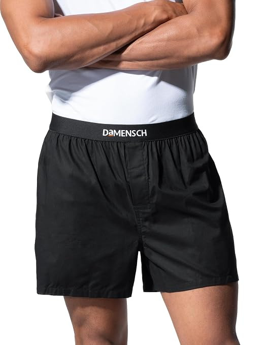 TA DaMENSCH Solid Breeeze Inner Boxers, Ultra-Light Men Boxer Shorts for Men, 100% Cotton Half Pant for Man, Breathable Woven Inner Cotton Shorts