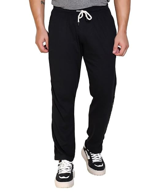 TA Men's Cotton Blend Pyjama | Regular Fit Lounge Pants for Men | Nightwear & Sleepwear | Casual Pyjama Track Pants for Men, Gym, Running, Sports & Casual Lounge Wear