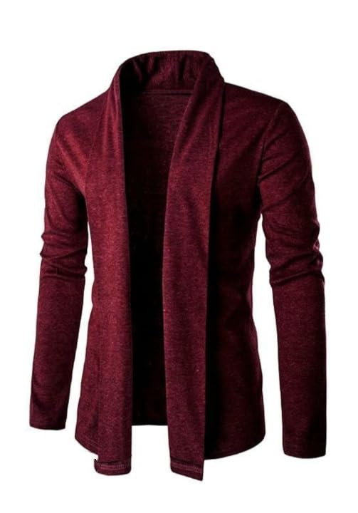 TA Men’s Cotton Shrug | Open Full Sleeve Shawl Cardigan for Men, Best for Casual Wear