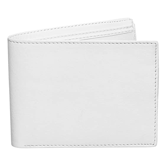 TA Classic Artificial Leather White Wallets for Men