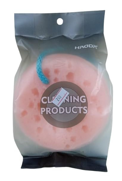 Bath Sponge Soft Comfortable for Women Men Bathing Accessories Body Scrubber PACK OF 1 .