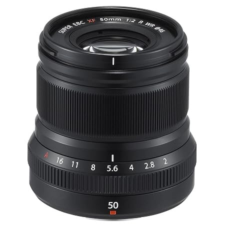 Fujifilm Fujinon XF 50MM F2 R Weather Resistant Prime Lens for Portrait | Wedding | Fashion - Black (Full Frame Equivalent = 76MM) with 2+1* Year Warranty