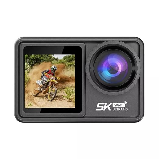 5K Action Camera 30FPS with Sony IMX386 Sensor, 4K 60FPS Vide.