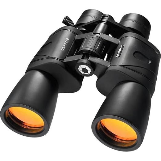 20x50 Binoculars, Black, BAK4 Prism, Waterproof, Manual Focus, Bird Watching, Adult.