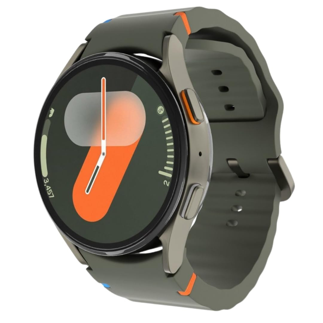 SAMSUNG Galaxy Ai Watch 7 Latin America Version Sm-L310N (44mm) Bluetooth Wellness Tips, Heart Rate Tracking, Sleep Monitor, Fitness Tracker (Green)