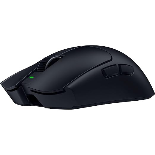 Razer Viper V4 Pro Wireless Esports Gaming Mouse: 49g Ultra Lightweight, Fast & Precise, 50K DPI Optical Sensor, 8K Polling, Gen-4 Optical Switches, Scroll Wheel, USB-C Charging, for PC & Mac - Black.