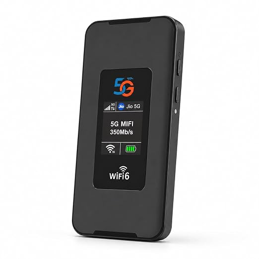 AUSHA 5G Portable WiFi Hotspot Wireless Dongle with 5G/4G All Sim Support.