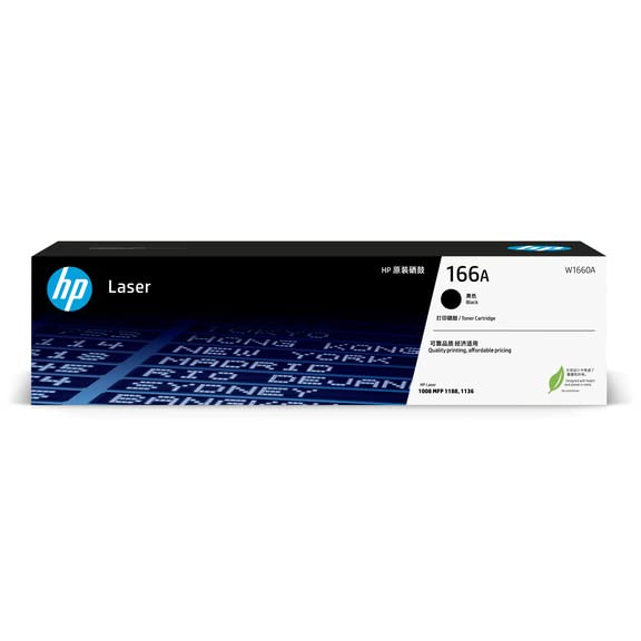 HP 166A Black Original Laser Toner Cartridge.