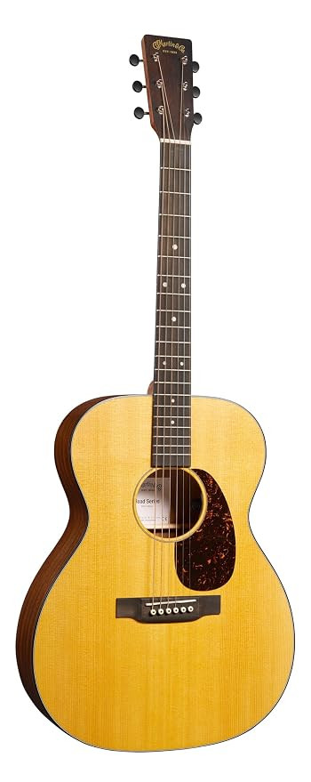 Martin 000-10E Retro Road Series Acoustic-Electric Guitar – Spruce Top & Sapele | Satin Finish | E1 Electronics with Built-In Tuner | Softshell Case Included (Right).