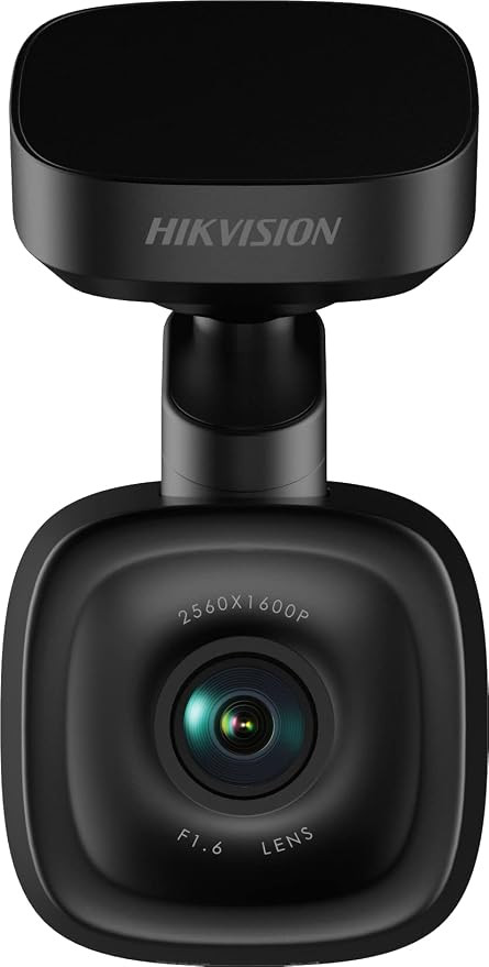 Hikvision Car Dash Camera with GPS | Full HD 2K 1600p Resolution | ADAS | Wi-Fi | Mic & Speaker | Night Vision | G-Sensor | Emergency Recording | Upto 256GB SD Card Supported |AE DC5013 F6 Pro(Black)