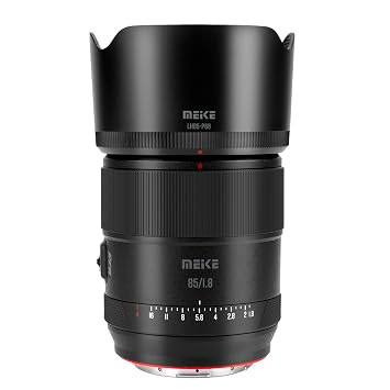 Meike 85mm f1.8 Pro II Full Frame STM Medium Telephoto Lens 8K High Resolution AF Fixed Lens for Panasonic Lumix Sigma Leica L-Mount Mirrorless Camera S1 S1R S1H S5 FP FPL SL SL2 (with Aperture Ring)