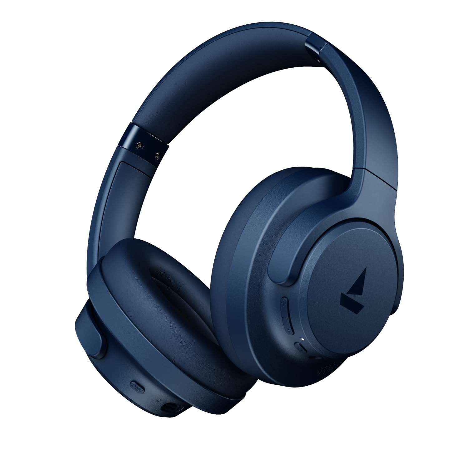boAt Rockerz 512 ANC,(~40dB) Hybrid ANC, 80H Battery, 40mm Drivers, 40ms Low Latency, ENx Tech, App Support, Bluetooth Headphones, Wireless Headphone with Mic (Bold Blue)