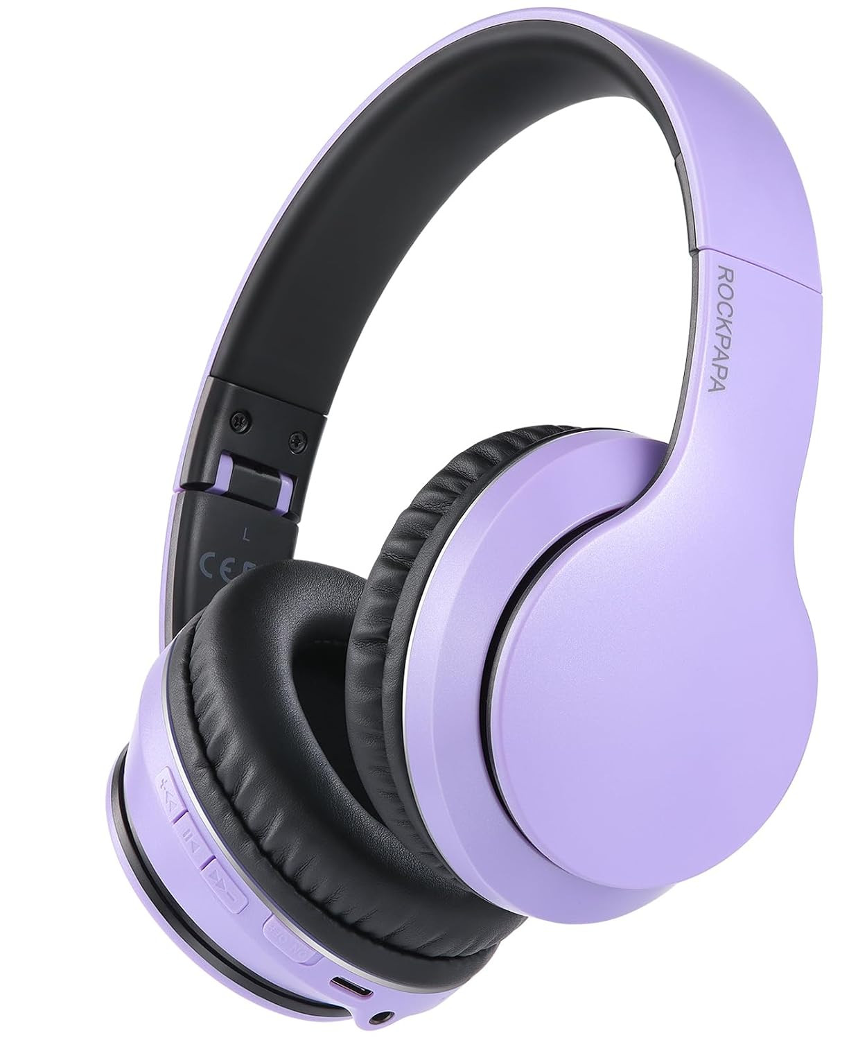 rockpapa E7 Wired/Wireless Bluetooth Headphones with Mic, 25 Hours Playtime
