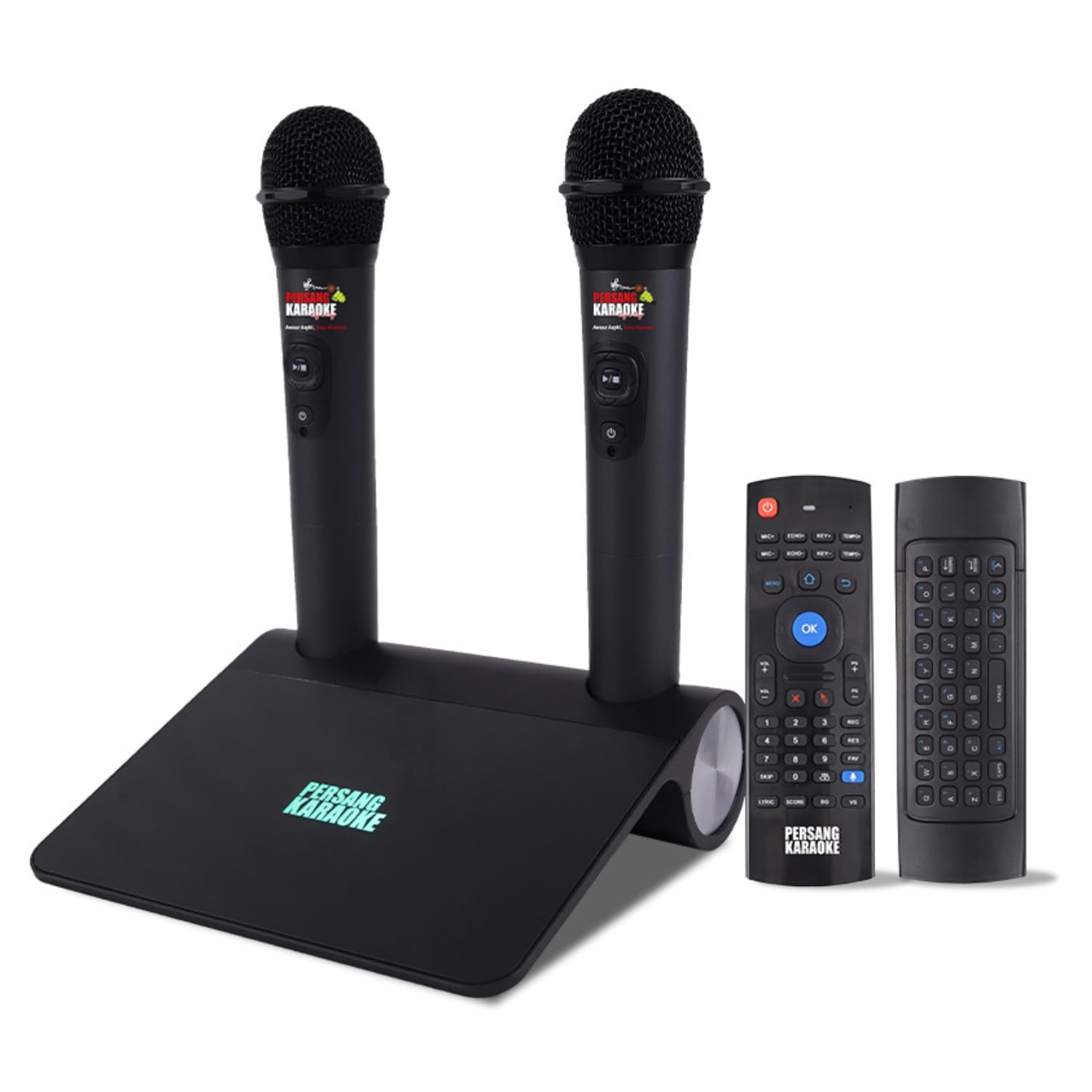 Persang Karaoke Symphony+ Premium Android Karaoke System with 5000+ Built in Songs, Dual Mic, Voice & Vocal Recording, Voice Search, Scoring (5000 Songs)