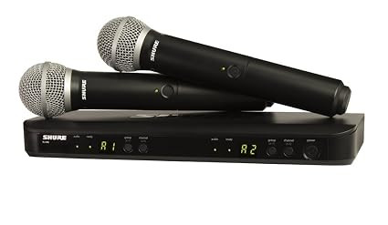 Shure BLX288/PG58 Wireless Vocal Combo with PG58 Handheld Microphones, J10