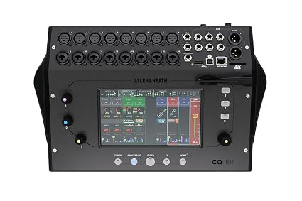 Allen & Heath CQ-18T Digital Dj Mixer With 7 Inches Touchscreen Wifi And Bluetooth Connectivity, Black